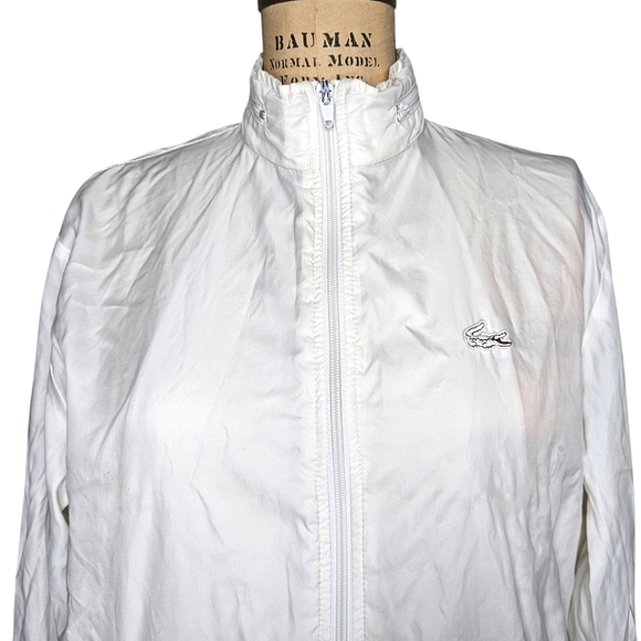 Lacoste Jackets & Blazers - Vintage Lacoste | Albino Gator Logo | Nylon | Windbreaker | White | 90s Vtg
